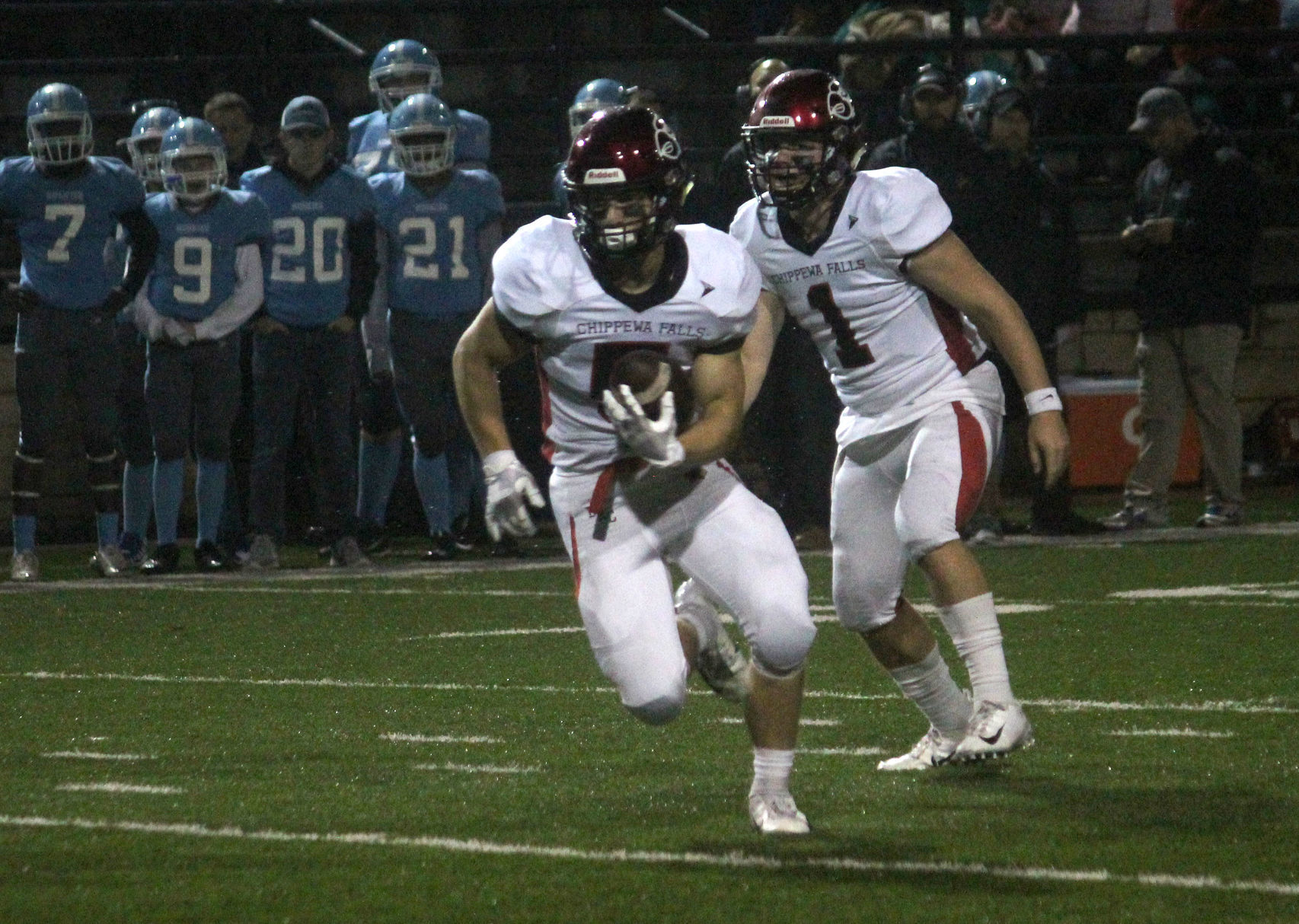 Chi-Hi football at Eau Claire North 10-5-18